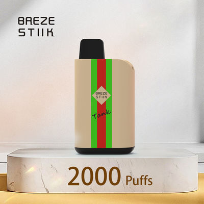 Batería de 650 mAh Vapor desechable de alta potencia con cartucho de bobina de malla de relleno superior