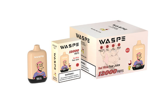 12000Puffs Display Mesh Coil Pluma de vapeo desechable 20 ml E-líquido 0/2%3%/5% Nic para vapeo