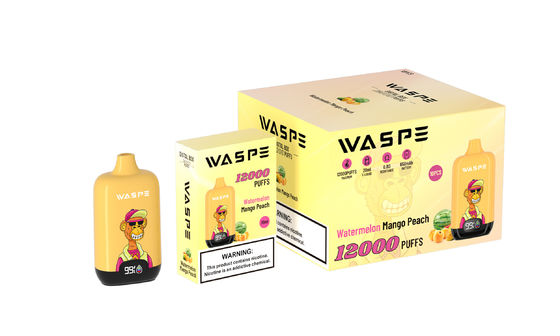 Dispositivo de vaporizador de avispa conveniente y portátil con pantalla de líquido electrónico y batería
