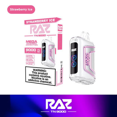 RAZ World Popular OEM Vape 9000Puffs Electrónico Mod Vape con bobina de malla