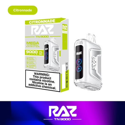 RAZ World Popular OEM Vape 9000Puffs Electrónico Mod Vape con bobina de malla