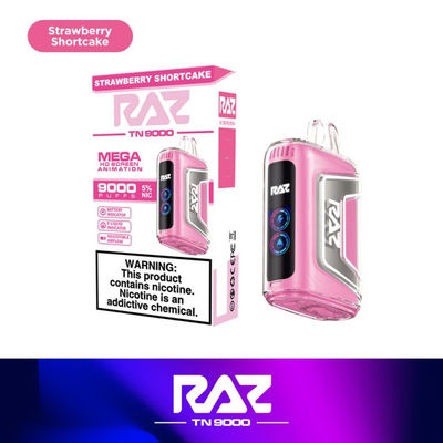 RAZ World Popular OEM Vape 9000Puffs Electrónico Mod Vape con bobina de malla