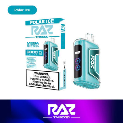 9000Puffs OEM RAZ Vape con OEM disponible y tipo de carga C