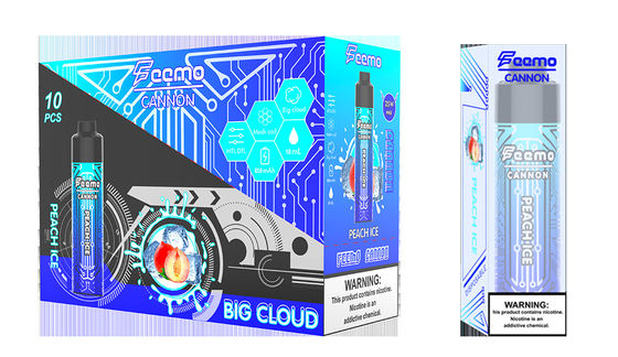 120g DTL Big Puff Tipo C Recargable con carga de tipo C para carga rápida