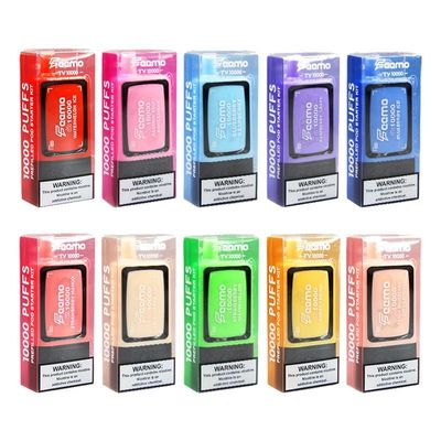 Más de 10000 puffs POD Vapor desechable con batería de 650mAh y 5% de fuerza Nic