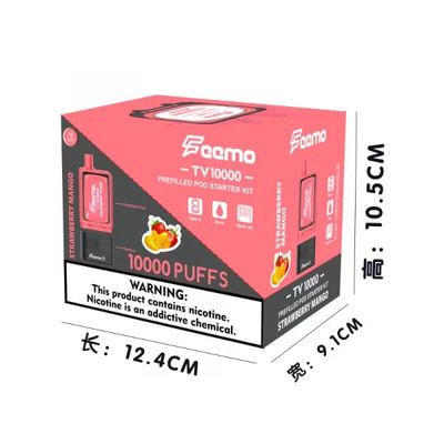 20 ml de cartucho de alta capacidad Vapor desechable con relleno superior y bobina de malla
