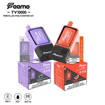 20 ml de cartucho de alta capacidad Vapor desechable con relleno superior y bobina de malla