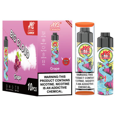 Experiencia Frutas Serie con Vape Puff Grande 1.0ohm Resistencia Tipo-C de carga