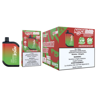 0/2%/5% Nic Big Puff Vape con resistencia de 1,1 ohm con pantalla