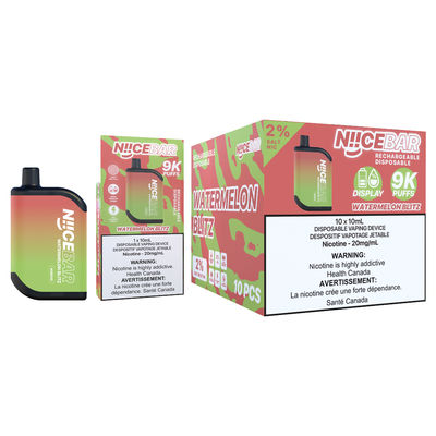 USB Tipo-C cargando vaporizador con capacidad de 15 ml de jugo y 0% de nicotina