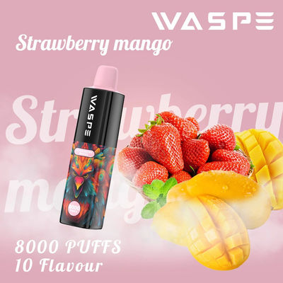 8000Puffs Desechable 16 ml de jugo electrónico cigarrillo electrónico 10 sabores para el vapeo conveniente