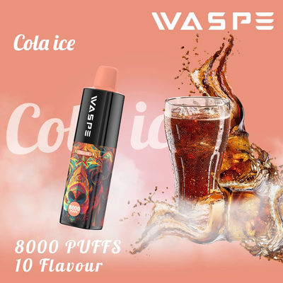 8000Puffs Desechable 16 ml de jugo electrónico cigarrillo electrónico 10 sabores para el vapeo conveniente