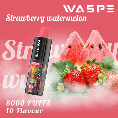 8000Puffs Desechable 16 ml de jugo electrónico cigarrillo electrónico 10 sabores para el vapeo conveniente