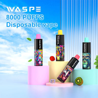 8000Puffs Desechable 16 ml de jugo electrónico cigarrillo electrónico 10 sabores para el vapeo conveniente