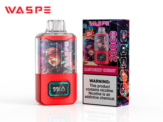 Tipo C Vape de 20000 Puffs con pantalla 0/2%/3%/5% Kit Nic .