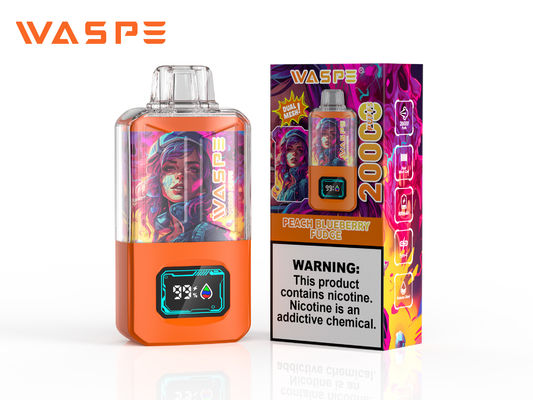 Tipo C Vape de 20000 Puffs con pantalla 0/2%/3%/5% Kit Nic .