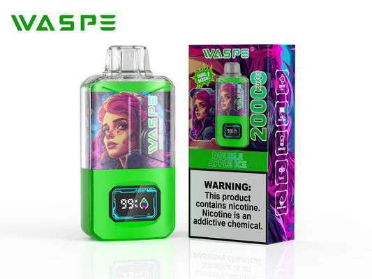 Tipo C Vape de 20000 Puffs con pantalla 0/2%/3%/5% Kit Nic .