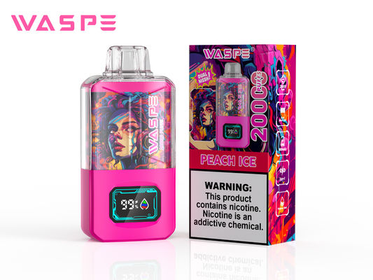 Sus304 Vape de gran volumen con 20000 pulgadas con pantalla de batería de 650 Mah