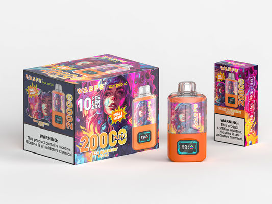 RGB Light Big Puff Batería de vapeo de 650 Mah Sus304 20000Puffs