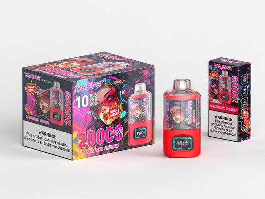 Puerto de carga tipo C Vape de gran volumen Sus304 24 ml Capacidad de jugo con Nic 0% 2% 3% 5%