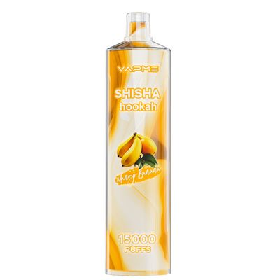 SUS304 Big Puff Vape con 24 sabores frutales 15000 puffs 650mAh capacidad de batería