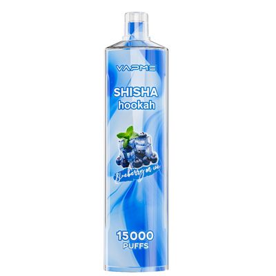 SUS304 Big Puff Vape con 24 sabores frutales 15000 puffs 650mAh capacidad de batería