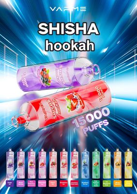 Gran capacidad Gran Puff 15000 puffs Vape Pen con batería de 650mAh de 25ml Ejuice