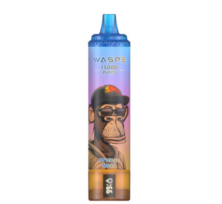 15000 Puffs Frutas Serie de sabor con 22 ml de capacidad de jugo SUS304 y colores personalizables