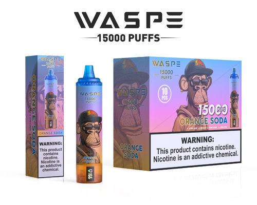 Puerto de carga tipo C de 650mAh / Luz RGB con SUS304 Capacidad 22ml Jugo 12 Sabores Fructíferos Divertidos