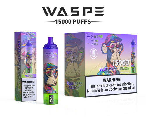 Puerto de carga de tipo C 15000 Puffs Vape con luz RGB 2% Nic 22ml Capacidad de jugo