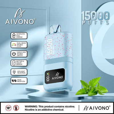 Pluma electrónica avanzada recargable inteligente con diferentes niveles de nicotina
