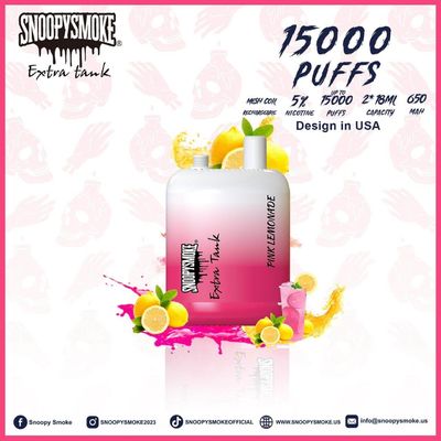 Vape recargable tipo C de nicotina 5% de fuerza con bobina de malla