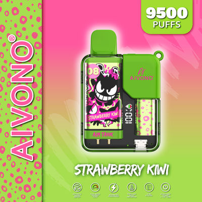 Potencia ajustable 650mAh Vapor desechable precargado de 1,2 ohm Bobina 10pcs/paquete