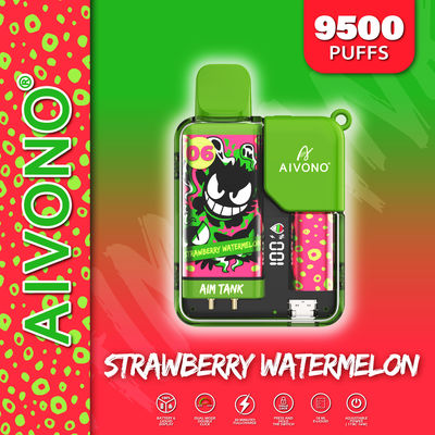 18 ml de pluma de vaporizador desechable para niños con pantalla de color de bloqueo 9500 puffs 10pcs por caja
