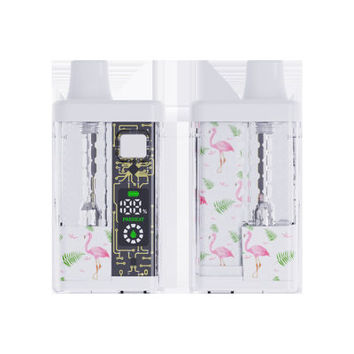 Dispositivo de vapeo desechable de 5 ml con botón de activación de CBD 1.5Ω Resistencia para una batería de 500 mAh