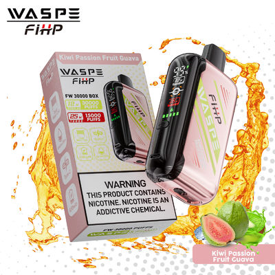 30000 Puffs Mesh Coil Vapor desechable con 28 ml E líquido y flujo de aire ajustable