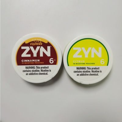 Bolsas de Zyn sin tabaco para la boca sin escupir 10 sabores en diferentes puntos fuertes